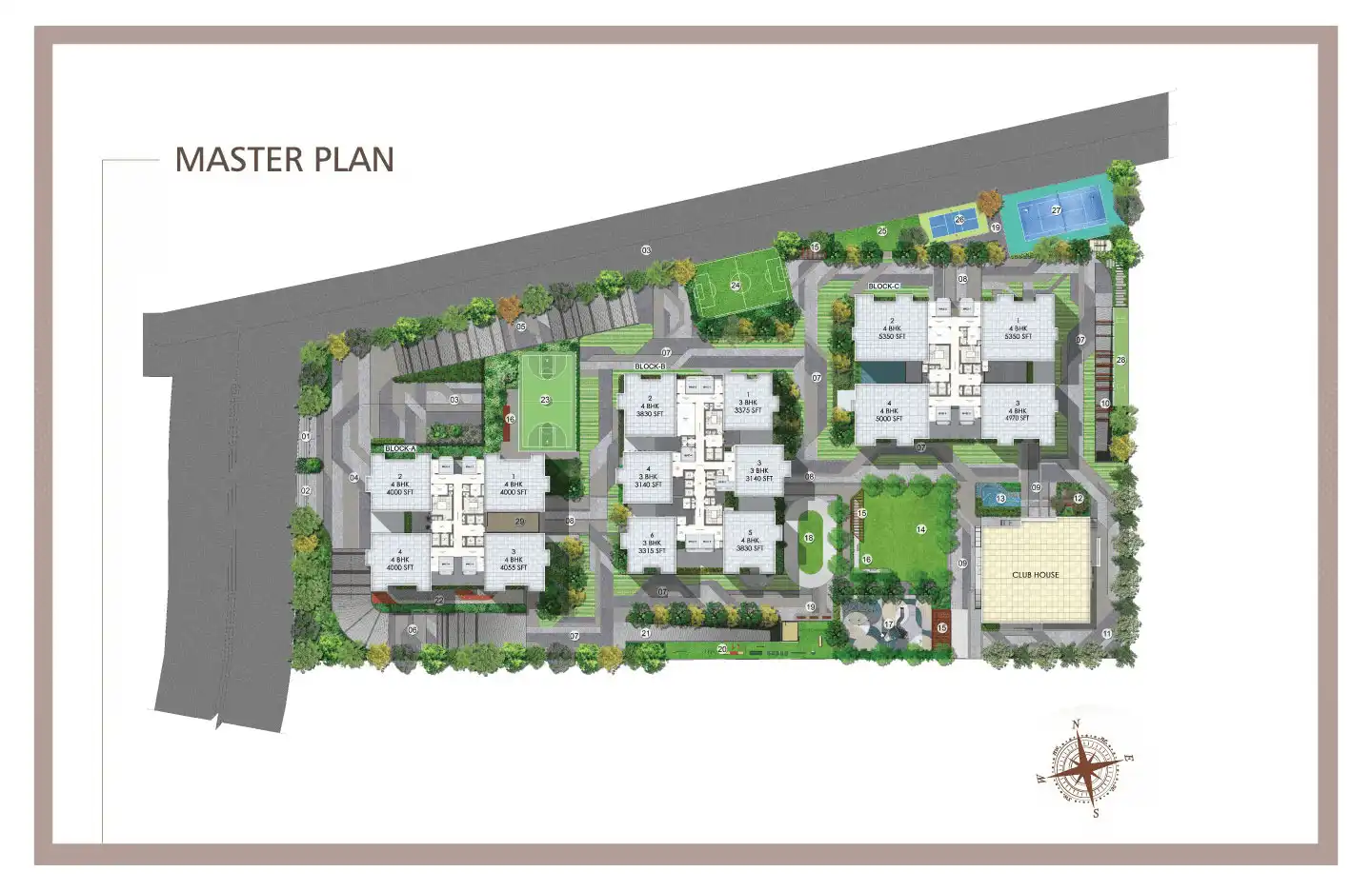 Runwal Opulent Master Plan Layout Dombivli